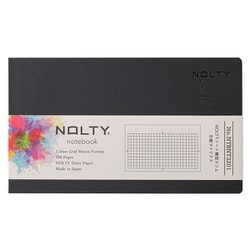 NOLTY ノート 横型スリム 方眼マトリクス ブラック NTBNT3201