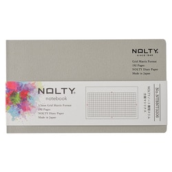 NOLTY ノート 横型スリム 方眼マトリクス グレージュ NTBNT3206