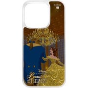 IJ-DP42LG1S/BL8 [iPhone 15 Pro ディズニー / ラメ グリッターケース/ベル_二人だけの舞踏会]