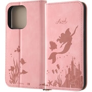 IJ-DP42DML2P/AR7 [iPhone 15 Pro ディズニー / 手帳型レザーケース Raffine/アリエル_モノトーン]