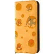 IJ-WP42DML2Y/TJ48 [iPhone 15 Pro トムとジェリー / 手帳型レザーケース Raffine/トムとジェリ―とタフィー_チーズ]