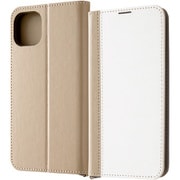 IN-P43LBC14/WT [iPhone 15 Plus 耐衝撃 手帳型レザーケース Noble/ホワイト/トープ]