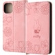 IJ-BP43DML2P/MF63 [iPhone 15 Plus ミッフィー / 手帳型レザーケース Raffine/ミッフィー_ピンクフラワー]