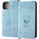 IJ-BP43DML2A/MF64 [iPhone 15 Plus ミッフィー / 手帳型レザーケース Raffine/ボリス_ブルーフラワー]