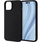 IS-P43C17/B [iPhone 15 Plus ハイブリッドシリコンケース/ブラック]