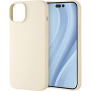 IS-P43C17/BE [iPhone 15 Plus ハイブリッドシリコンケース/ベージュ]