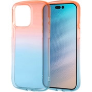 IN-P44TC12/RAM [iPhone 15 Pro Max 耐衝撃 TPUソフトケース グラデーション GREA/レッド/ブルー]