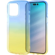 IN-P44TC12/AYM [iPhone 15 Pro Max 耐衝撃 TPUソフトケース グラデーション GREA/ブルー/イエロー]
