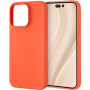 IS-P44C17/OR [iPhone 15 Pro Max ハイブリッドシリコンケース/コーラルオレンジ]