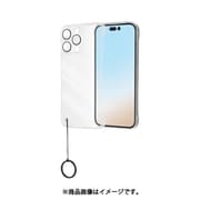 IN-P44PFC7/CM [iPhone 15 Pro Max 超軽量 ハードケース ウルトラライト リングストラップ付/クリア]