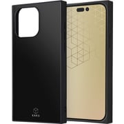 INQ-P44K3TB/B [iPhone 15 Pro Max 耐衝撃 ハイブリッドケース KAKU/ブラック]