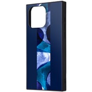 INQ-CP44K3TB/SP3 [iPhone 15 Pro Max 耐衝撃 ハイブリッドケース KAKU/ストライプ/ブルー]
