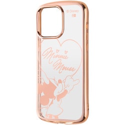 IN-DP44TC13PG/MN25 [iPhone 15 Pro Max ディズニー / TPUソフトケース METAMORU/ミニーマウスサイン_メタリック]