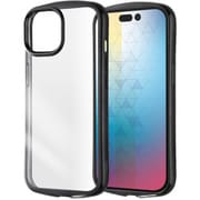 RT-P41TC13/BM [iPhone 15 Like standard 耐衝撃 TPUソフトケース METAMORU/ブラック]