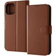 RT-P41ELC1/DK [iPhone 15 Like standard 耐衝撃 手帳型レザーケース シンプル マグネット/ブラウン]