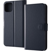 RT-P43ELC1/DN [iPhone 15 Plus Like standard 耐衝撃 手帳型レザーケース シンプル マグネット/ダークネイビー]