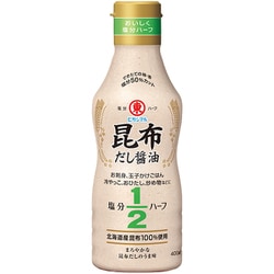昆布だし醤油塩分ハーフ 400ml