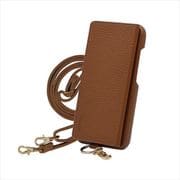 MS-IP14-BR [iPhone 14 用 ケース マルチショルダーケース ショルダータイプ くすみカラー エレガンテ Elegante/ブラウン]