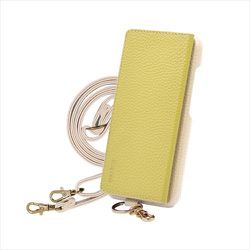 Galaxy A54 5G 用 ケース マルチショルダーケース ショルダータイプ くすみカラー エレガンテ Elegante/ライトレモン MS-GAA54-LL