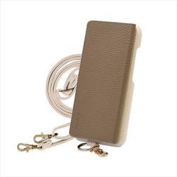 MS-XP1-5-GJ [Xperia 1 V 用 ケース マルチショルダーケース ショルダータイプ くすみカラー エレガンテ Elegante/グレージュ]