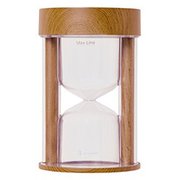 砂時計型コードレス加湿器 ライト機能付 ブラウン LCAHF001-BR