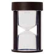 砂時計型コードレス加湿器 ライト機能付 ダークブラウン LCAHF001-DB