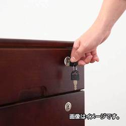 オスマック TIK-266 リビングチェスト キャスター付き 6段 収納