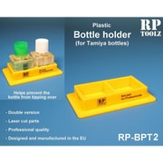 RP-BPT2 プラ製ホルダー タミヤ角ビン40ml 2本用 イエロー [プラモデル用品]