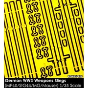 RDM35PE18 1/35 WWII ドイツ 小火器スリングセット MP40/StG44/Kar98k/MG34/MG42用 [プラモデル用パーツ]