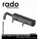 RDM35S10 1/35 WWII ドイツ III号突撃砲 熱帯地用エアフィルター 2個入 [プラモデル用パーツ]
