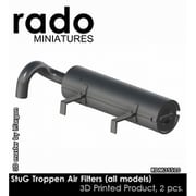 RDM35S10 1/35 WWII ドイツ III号突撃砲 熱帯地用エアフィルター 2個入 [プラモデル用パーツ]