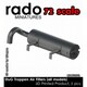 RDM72S01 1/72 WWII ドイツ III号突撃砲 熱帯地用エアフィルター 2個入 [プラモデル用パーツ]