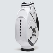 FOS901528 [スカル ゴルフバック メンズ 9.5型 6分割 WHITE]