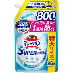 バスマジックリン SUPER泡洗浄 無残香 詰め替え 800ml [お風呂 洗剤]