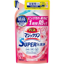 バスマジックリン SUPER泡洗浄 ローズ 詰め替え 300ml [お風呂 洗剤]