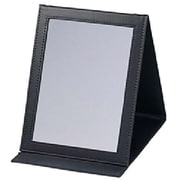 ビッグ折立ミラー ブラック 鏡面サイズ:132×181mm YFL-1200