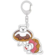 しろくま アクリルキーホルダー ドーナッツ [キャラクターグッズ]