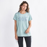 水陸両用 速乾 UVカットTシャツ SOMEHOW RST234548 GRN Mサイズ [フィットネス ヨガ 水陸両用 シャツ レディース]