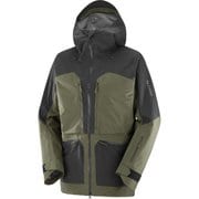QST GORE-TEX PRO JACKET M LC2126000 OLIVE NIGHT/DEEP BLACK Lサイズ [スキーウェア ジャケット メンズ]