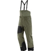 QST GORE-TEX PRO BIB M LC2125700 OLIVE GREEN/DEEP BLACK Mサイズ [スキーウェア パンツ メンズ]