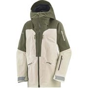 QST GORE-TEX PRO JKT W LC2124900 ALMOND MILK/OLIVE NIGHT Sサイズ [スキーウェア ジャケット レディース]