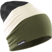FLATSPIN REVERSIBLE BEANI LC2143300 OLIVE NIGHT/ALMOND MILK/DEEP BLACK [ニットキャップ ビーニー]