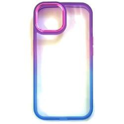 AC-P23-NC2 [iPhone 15 用 グラデーションバックカバーケース パープルグラデ]