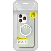 AC-P23P-HCLM [iPhone 15 Pro 用 磁気ワイヤレス充電対応 薄型クリアマッドケース]