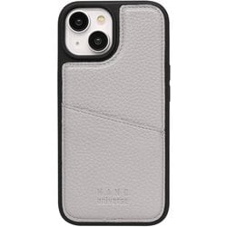 MD754162 [iPhone 15 用 nano universe 背面シンプルロゴ グレー]