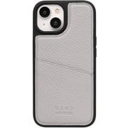 MD754162 [iPhone 15 用 nano universe 背面シンプルロゴ グレー]
