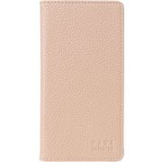 MD754173 [iPhone 15 用 nano universe 手帳シンプルロゴ ピンクベージュ]
