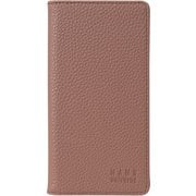 MD754174 [iPhone 15 用 nano universe 手帳シンプルロゴ ピンクブラウン]