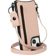 MD754182 [iPhone 15 用 nano universe 背面ストラポケット ピンクベージュ]