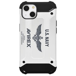 MD754273 [iPhone 15 用 AVIREX 耐衝撃アーミータフ シルバー]